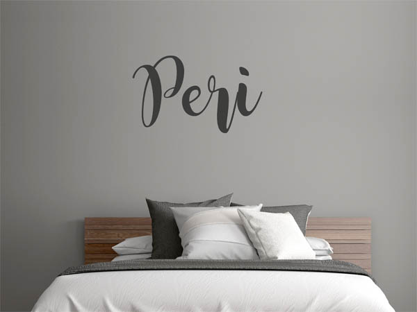 Wandtattoo Peri in Handschrift