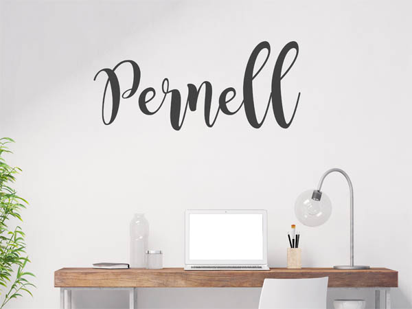 Wandtattoo Pernell in Handschrift