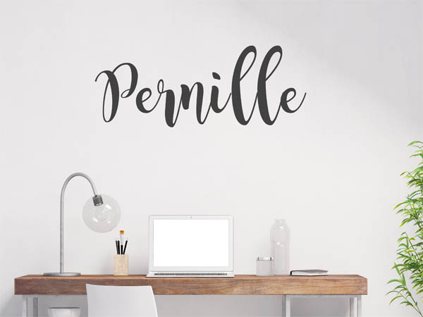 Wandtattoo Pernille in Handschrift
