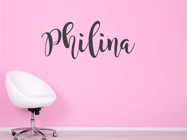Wandtattoo Philina in Handschrift
