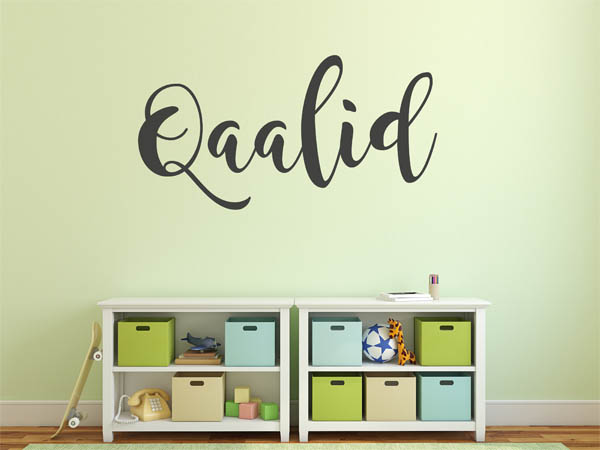 Wandtattoo Qaalid in Handschrift