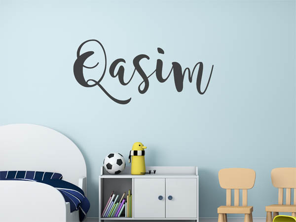 Wandtattoo Qasim in Handschrift