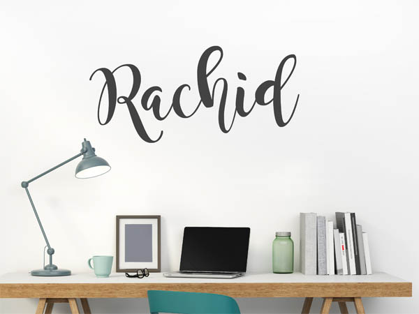 Wandtattoo Rachid in Handschrift