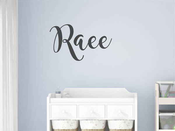 Wandtattoo Raee in Handschrift