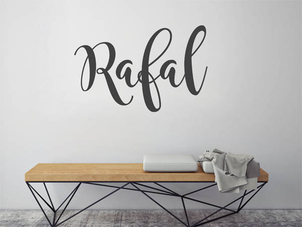 Wandtattoo Rafal in Handschrift