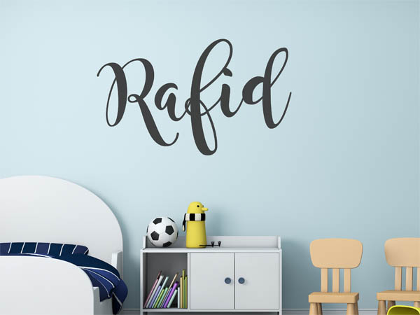 Wandtattoo Rafid in Handschrift
