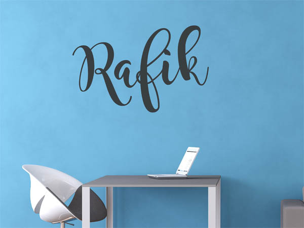 Wandtattoo Rafik in Handschrift