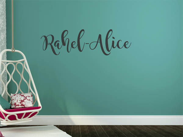Wandtattoo Rahel-Alice in Handschrift