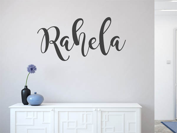 Wandtattoo Rahela in Handschrift