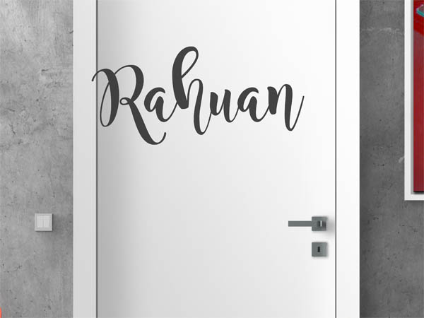 Wandtattoo Rahuan in Handschrift