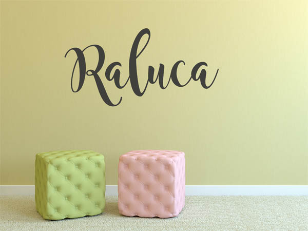 Wandtattoo Raluca in Handschrift