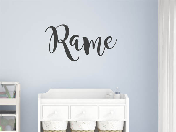 Wandtattoo Rame in Handschrift