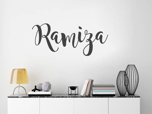Wandtattoo Ramiza in Handschrift