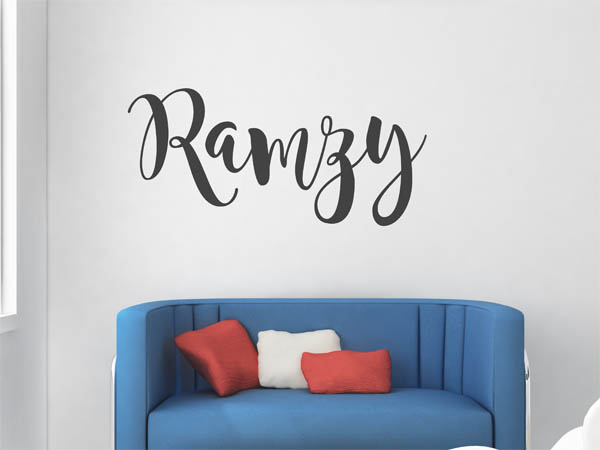 Wandtattoo Ramzy in Handschrift