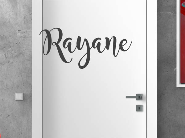 Wandtattoo Rayane in Handschrift