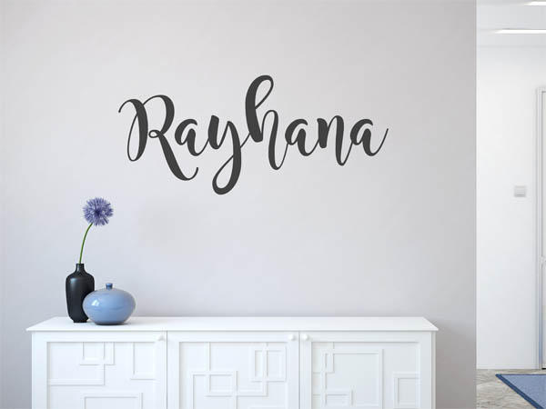 Wandtattoo Rayhana in Handschrift