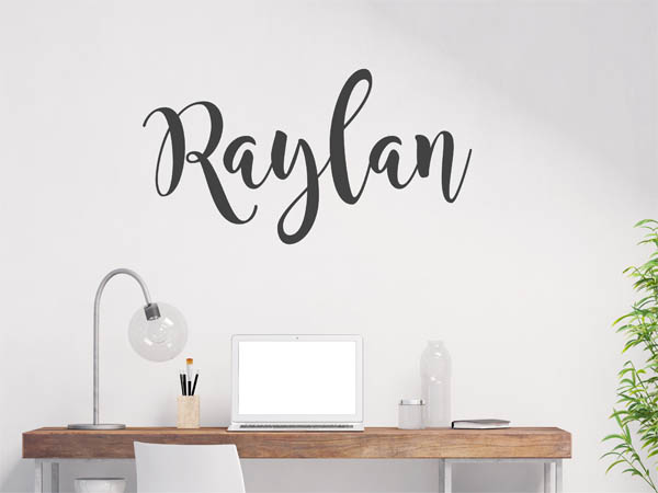 Wandtattoo Raylan in Handschrift