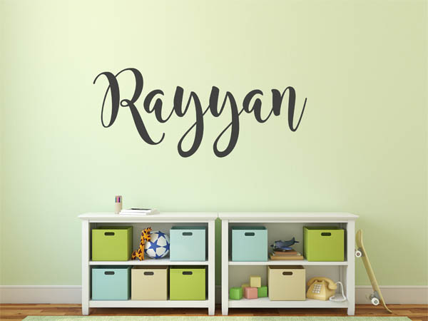 Wandtattoo Rayyan in Handschrift
