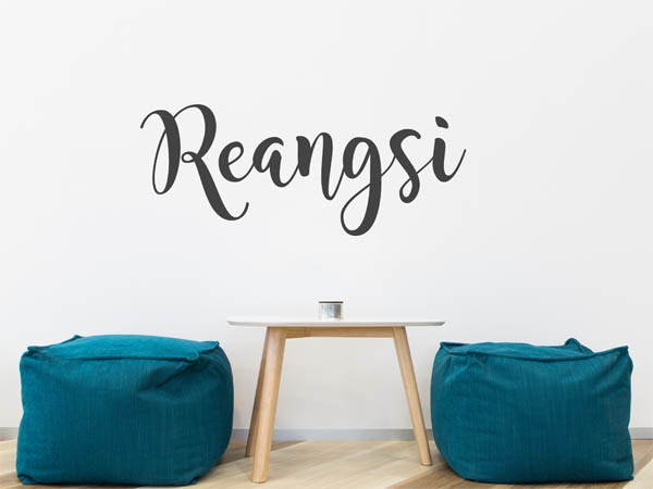 Wandtattoo Reangsi in Handschrift