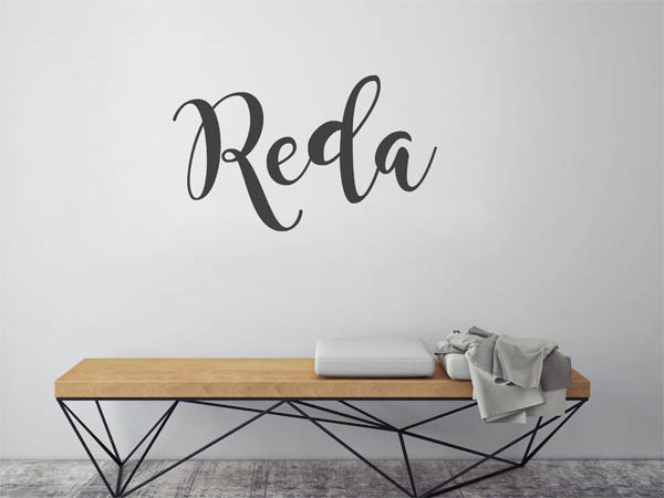 Wandtattoo Reda in Handschrift