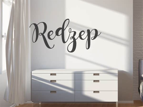 Wandtattoo Redzep in Handschrift
