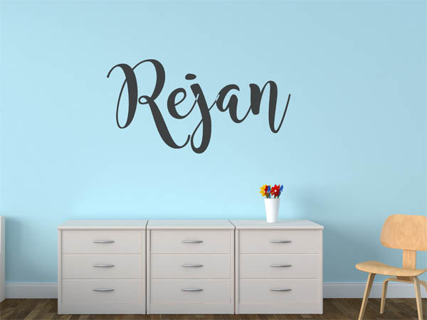 Wandtattoo Rejan in Handschrift