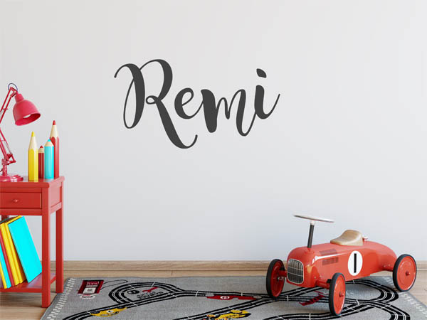 Wandtattoo Remi in Handschrift