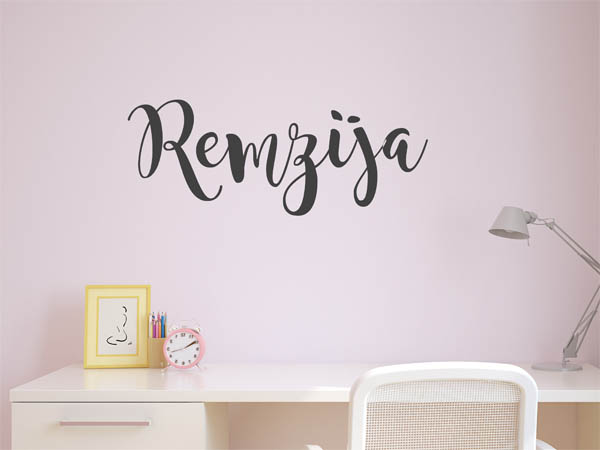 Wandtattoo Remzija in Handschrift