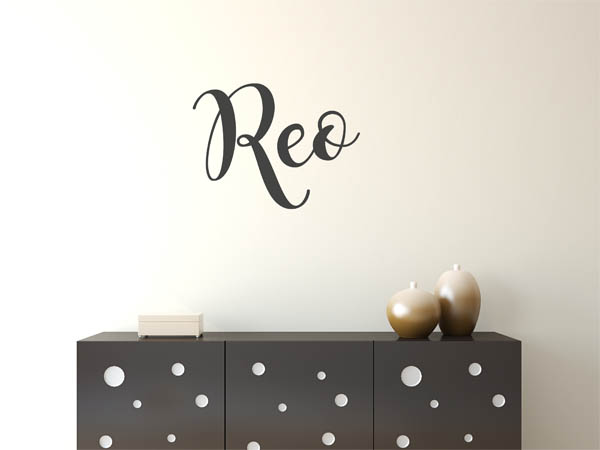 Wandtattoo Reo in Handschrift