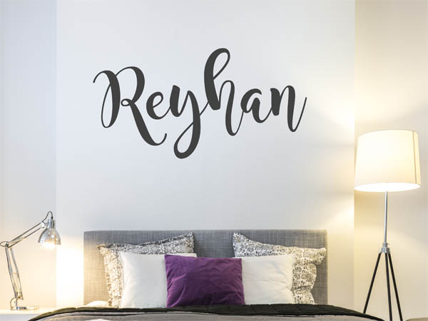 Wandtattoo Reyhan in Handschrift