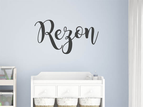 Wandtattoo Rezon in Handschrift
