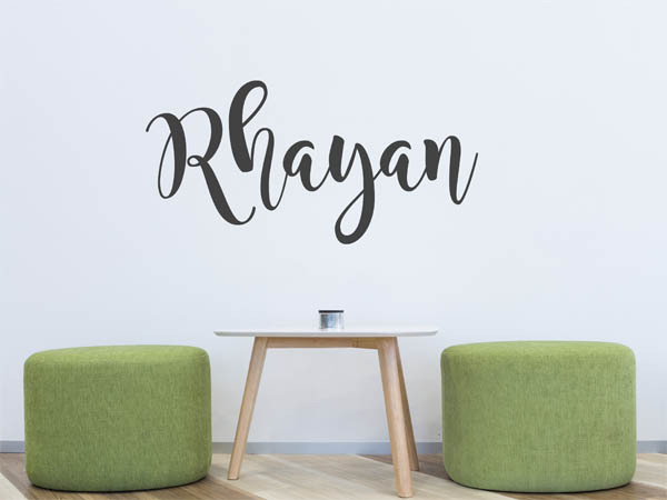 Wandtattoo Rhayan in Handschrift