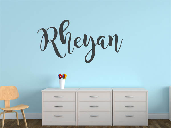 Wandtattoo Rheyan in Handschrift