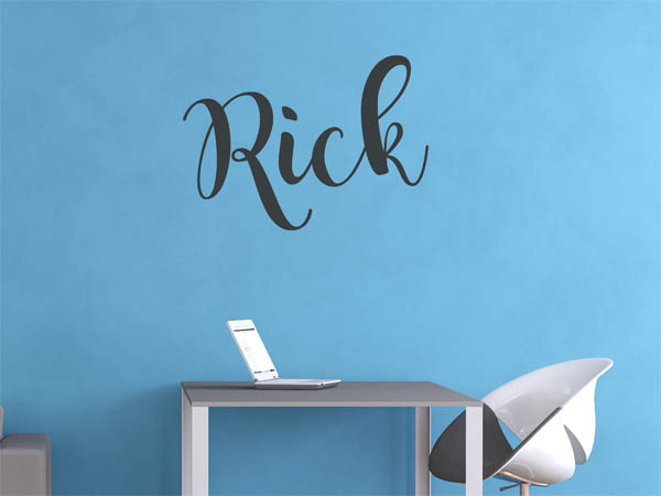 Wandtattoo Rick in Handschrift