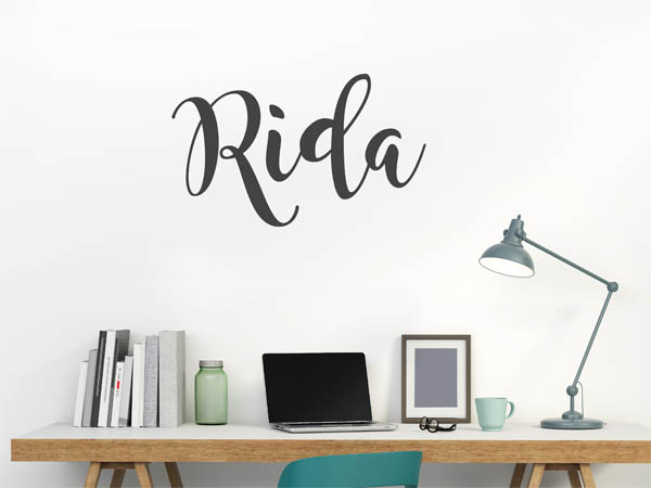 Wandtattoo Rida in Handschrift