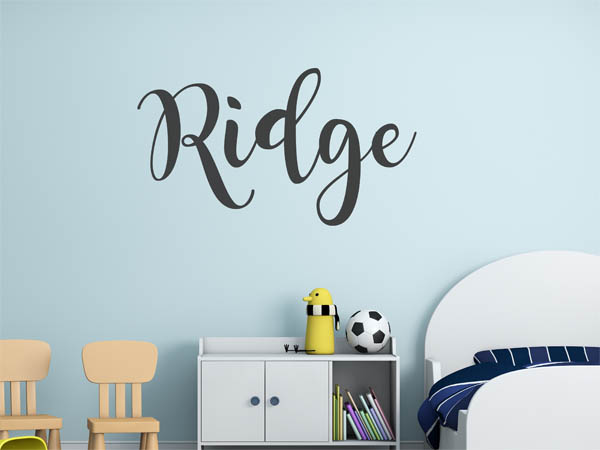 Wandtattoo Ridge in Handschrift