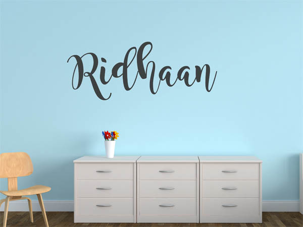 Wandtattoo Ridhaan in Handschrift