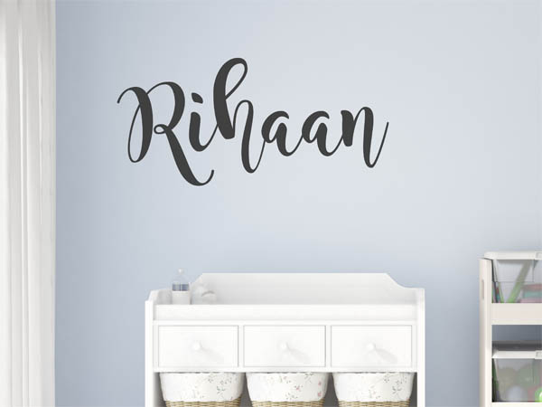 Wandtattoo Rihaan in Handschrift