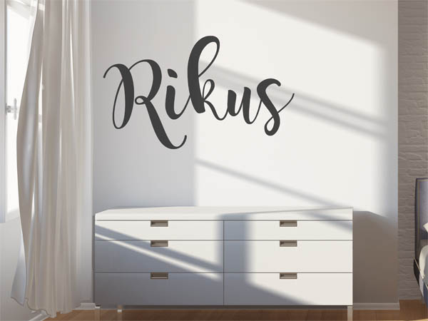 Wandtattoo Rikus in Handschrift