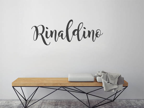 Wandtattoo Rinaldino in Handschrift