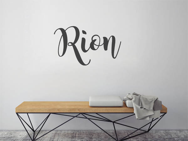 Wandtattoo Rion in Handschrift