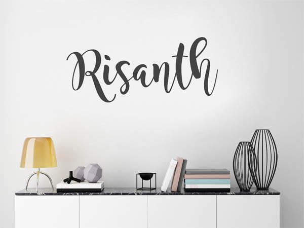 Wandtattoo Risanth in Handschrift
