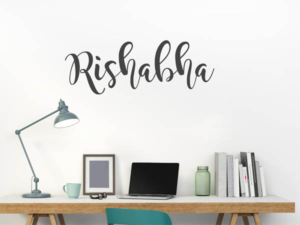 Wandtattoo Rishabha in Handschrift