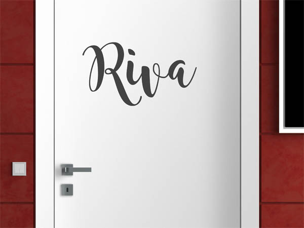 Wandtattoo Riva in Handschrift