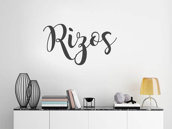Wandtattoo Rizos in Handschrift
