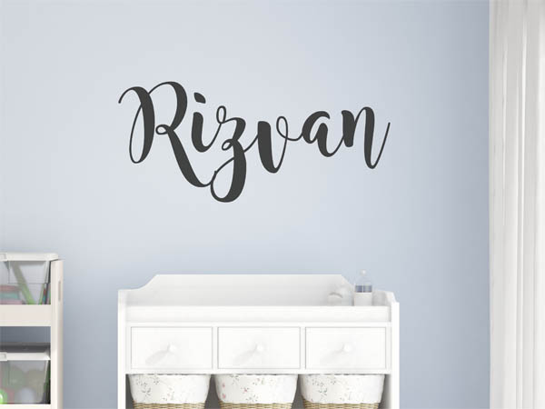 Wandtattoo Rizvan in Handschrift