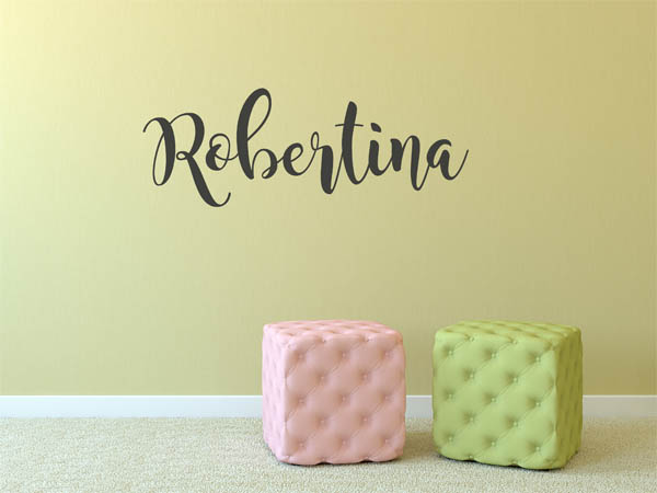 Wandtattoo Robertina in Handschrift