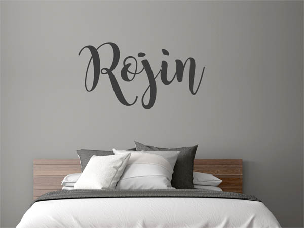 Wandtattoo Rojin in Handschrift