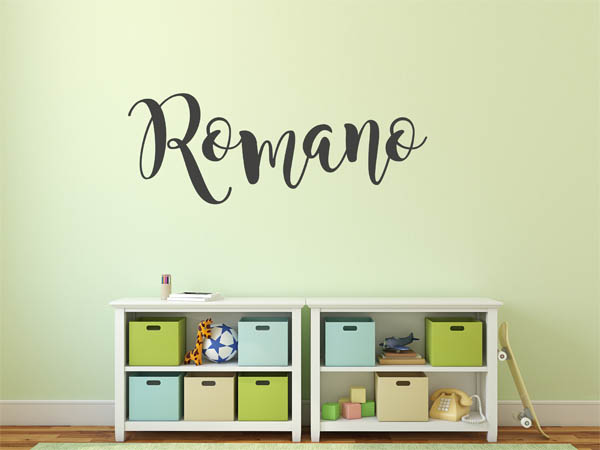 Wandtattoo Romano in Handschrift