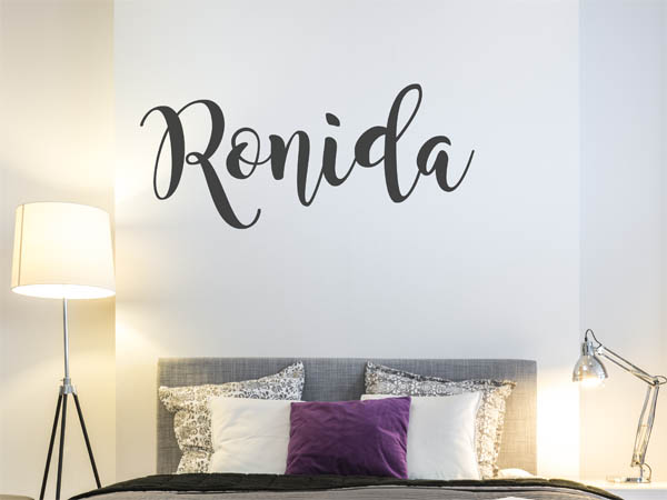 Wandtattoo Ronida in Handschrift